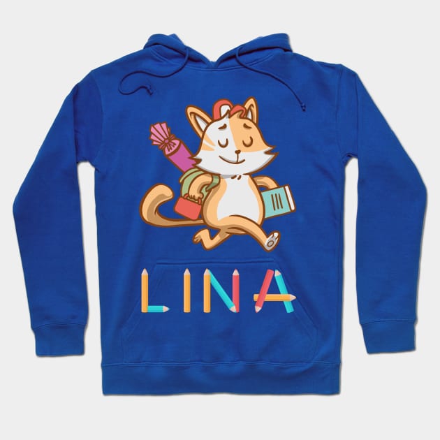 Enrollment Cat Lina Hoodie by DePit DeSign